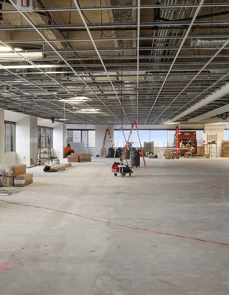 Retrofix ceiling and interior installation work