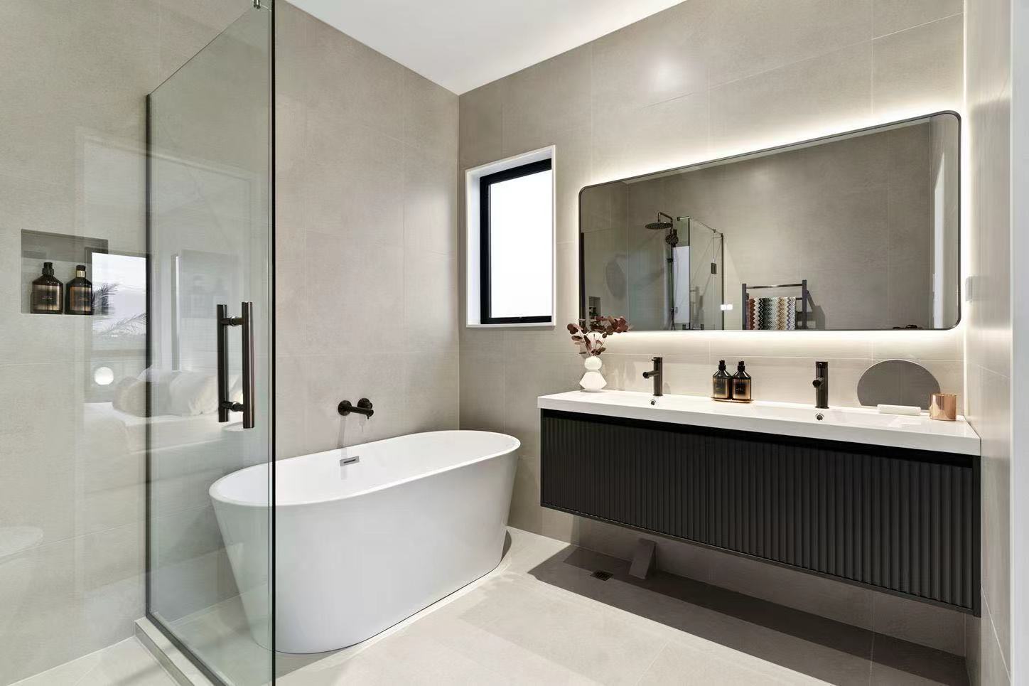 Bathroom tiling installation